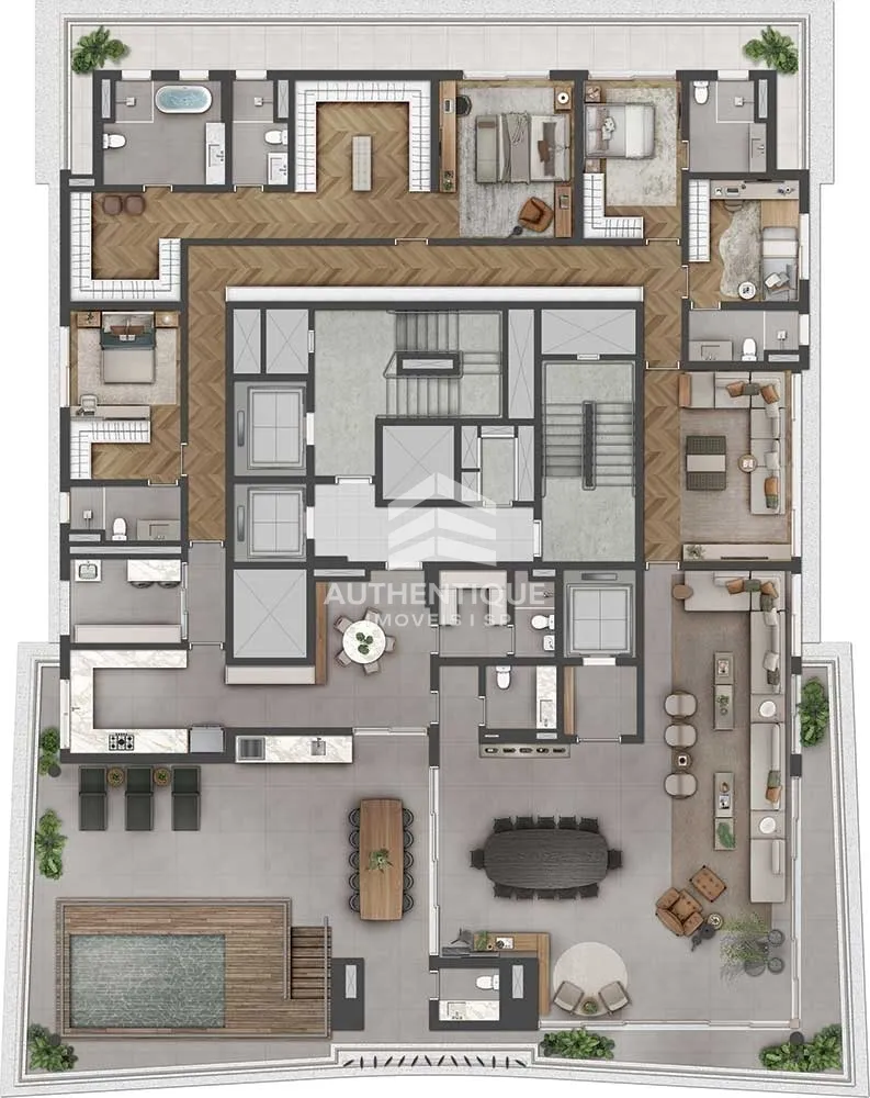Apartamento, 4 quartos, 261 m² - Foto 10