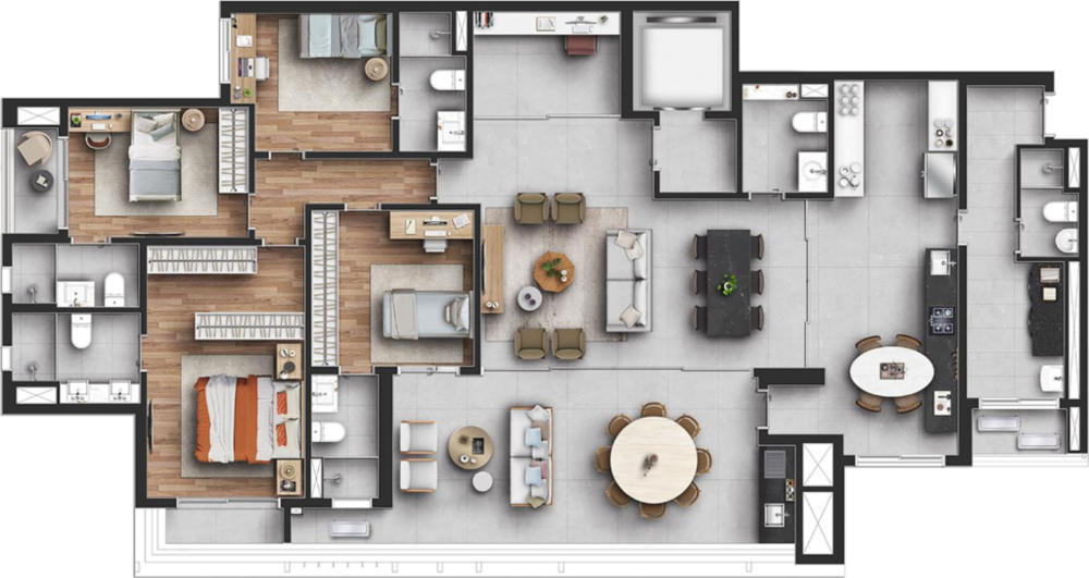 Apartamento, 4 quartos, 210 m² - Foto 29