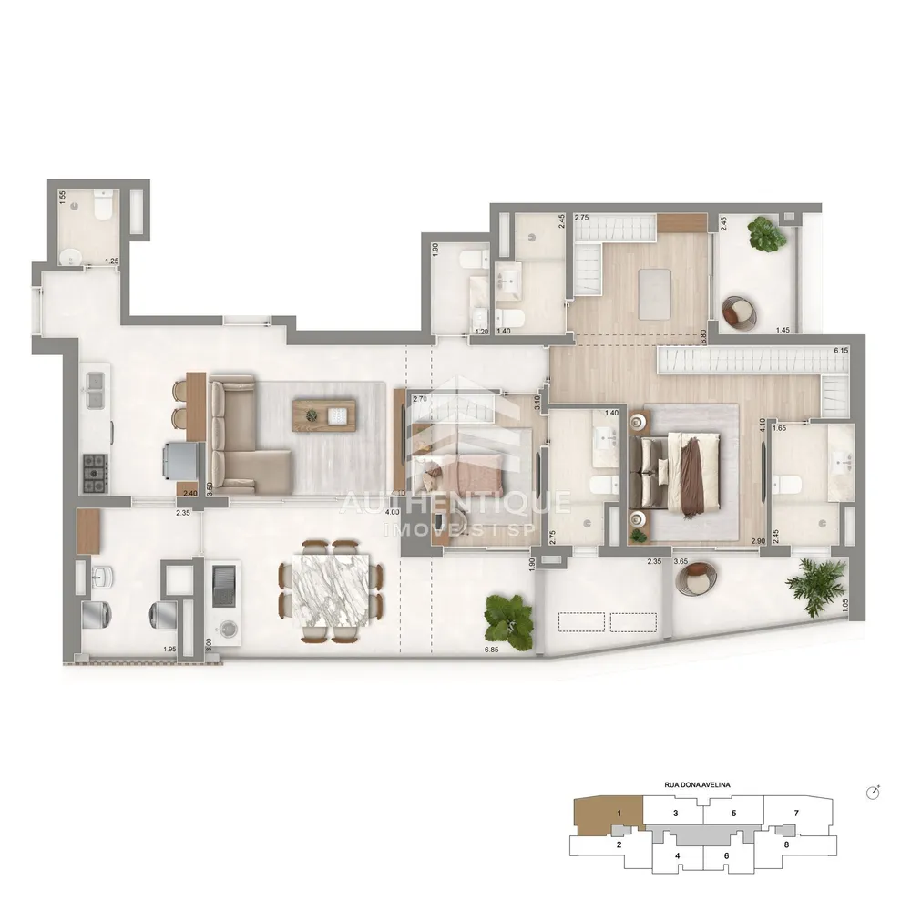 Cobertura, 3 quartos, 264 m² - Foto 6