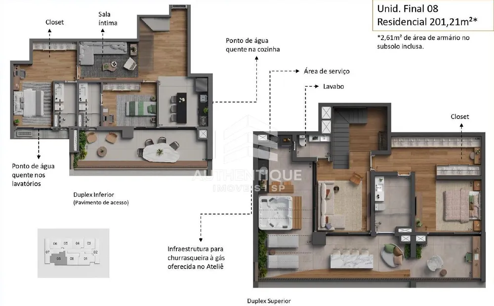 Apartamento, 2 quartos, 79 m² - Foto 33
