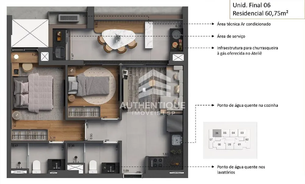 Apartamento, 2 quartos, 79 m² - Foto 32