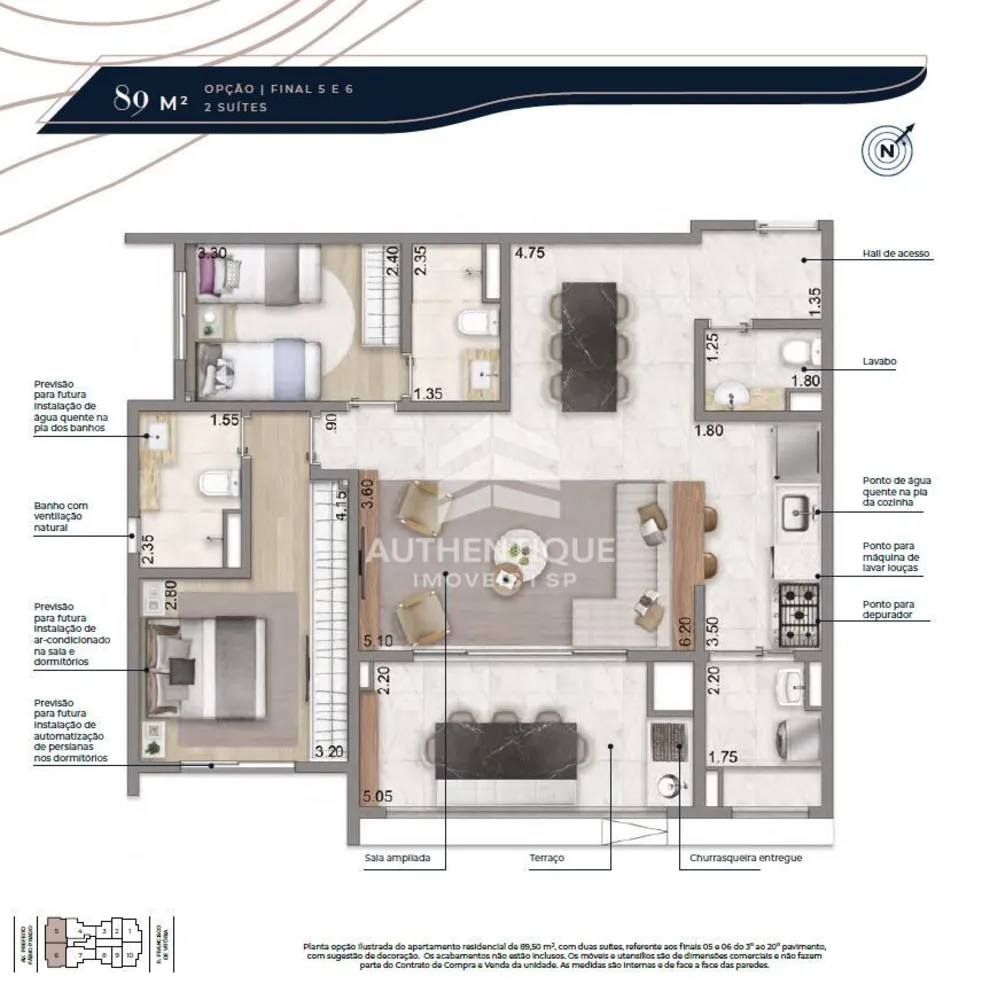 Apartamento, 2 quartos, 76 m² - Foto 12
