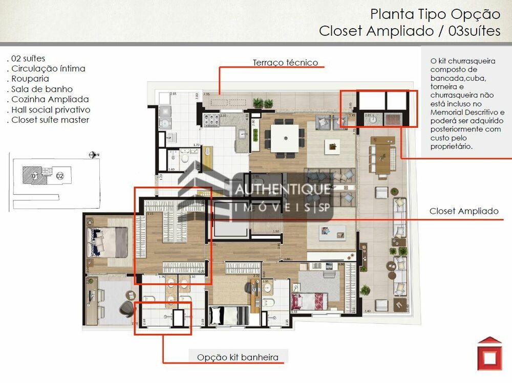 Apartamento, 2 quartos, 174 m² - Foto 27