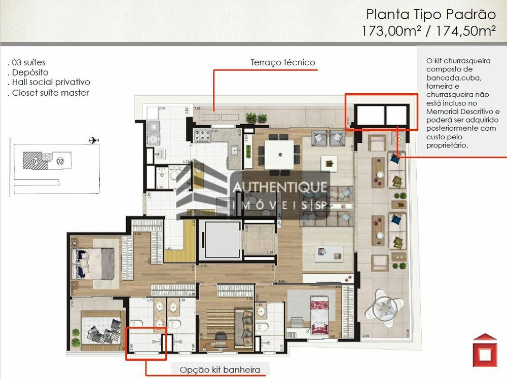 Apartamento, 2 quartos, 174 m² - Foto 10