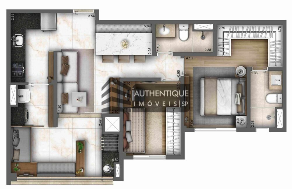 Apartamento, 3 quartos, 93 m² - Foto 12