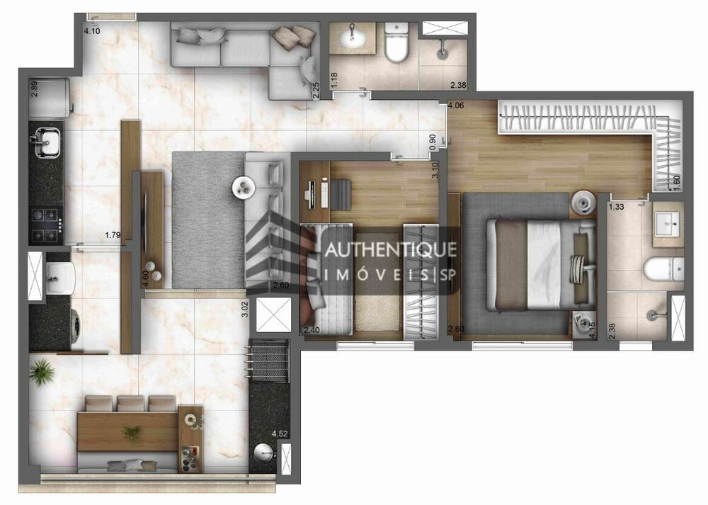 Apartamento, 3 quartos, 93 m² - Foto 10