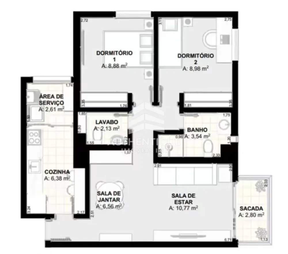 Apartamento, 2 quartos, 62 m² - Foto 18