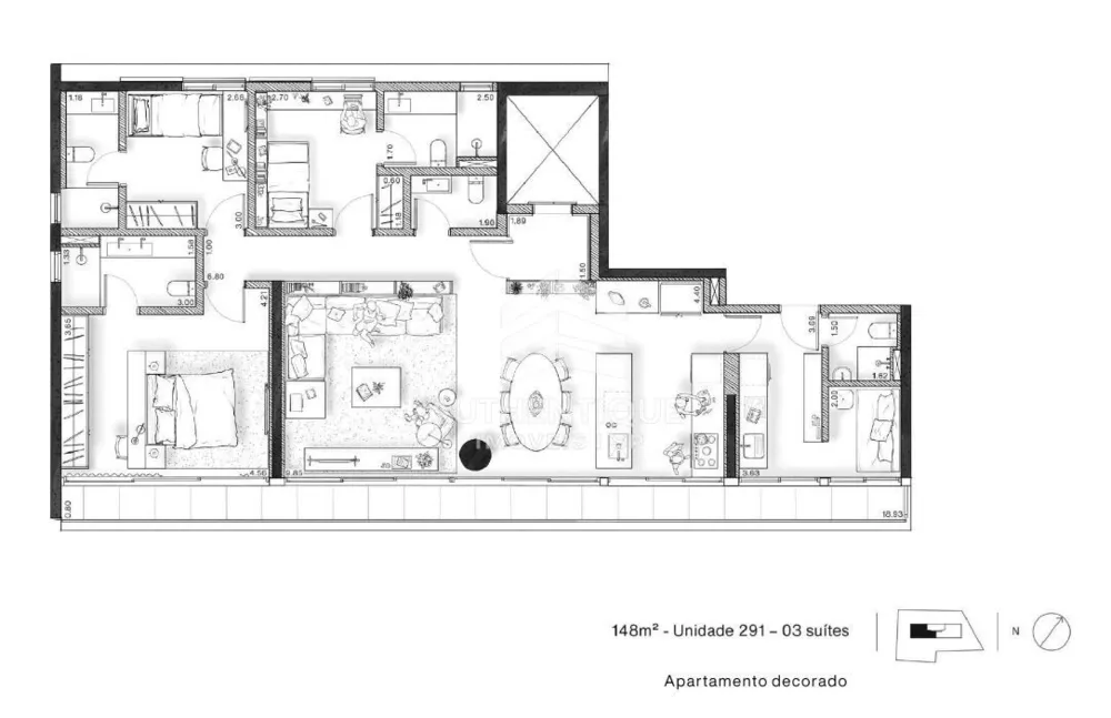 Apartamento, 3 quartos, 148 m² - Foto 19