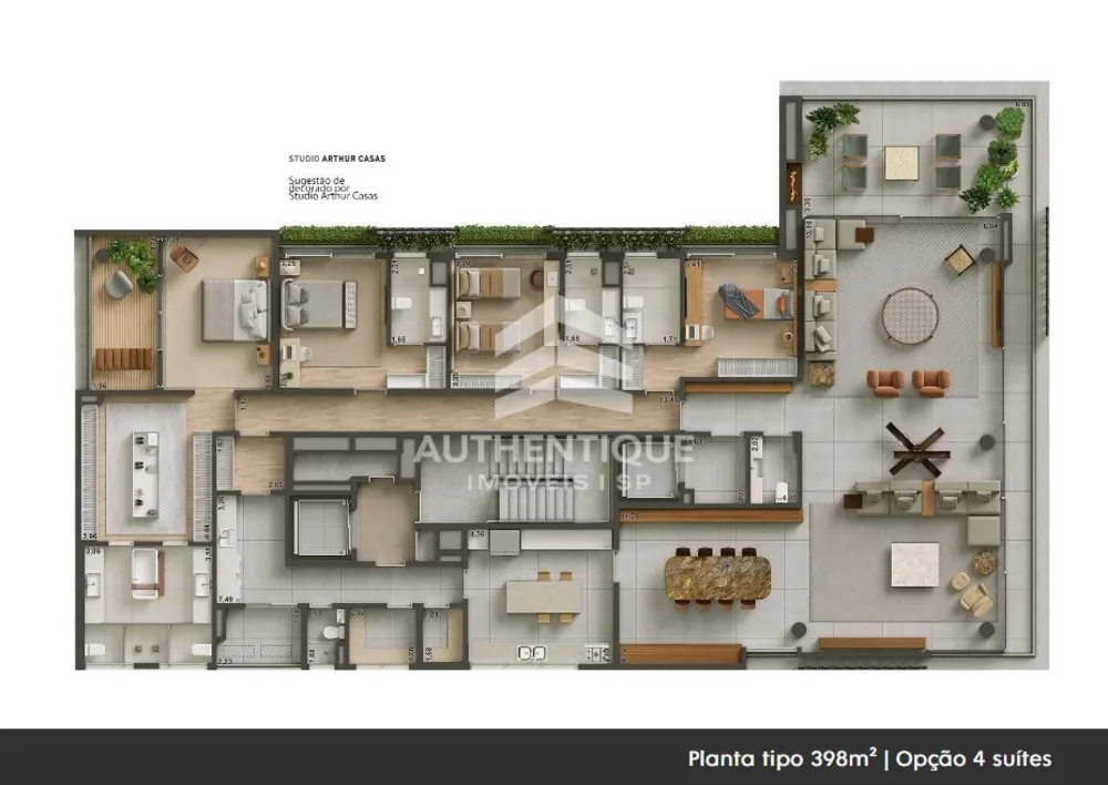 Apartamento, 4 quartos, 398 m² - Foto 14