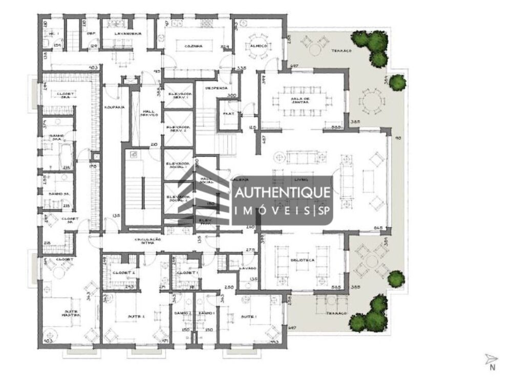 Apartamento, 4 quartos, 554 m² - Foto 4