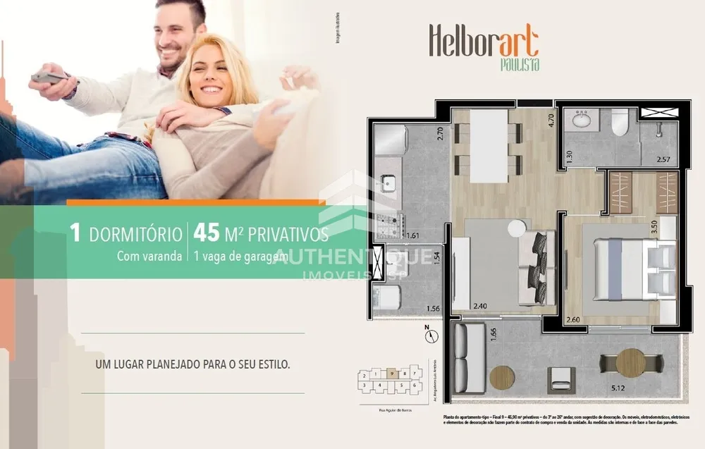 Apartamento, 1 quarto, 45 m² - Foto 23