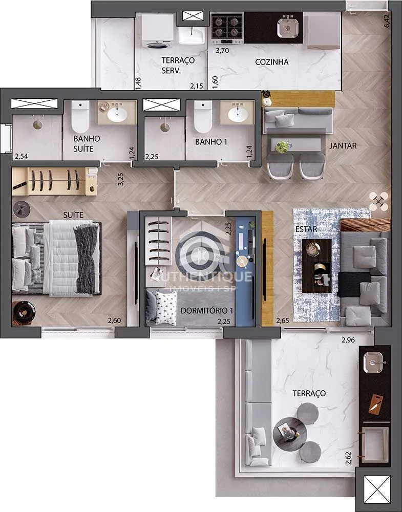 Apartamento, 1 quarto, 30 m² - Foto 16