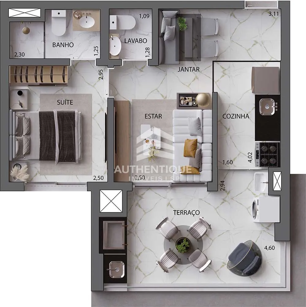Apartamento, 1 quarto, 30 m² - Foto 15