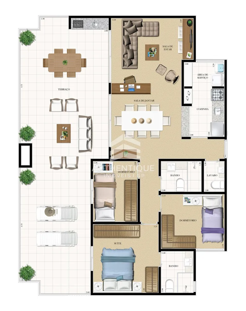Apartamento, 3 quartos, 68 m² - Foto 9