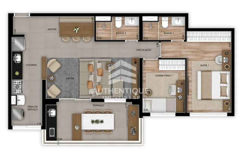 Apartamento, 3 quartos, 86 m² - Foto 7