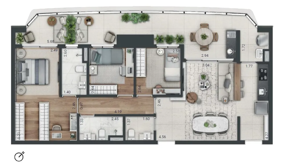 Apartamento, 3 quartos, 106 m² - Foto 13