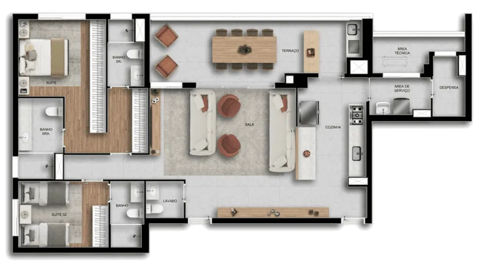 Apartamento, 1 quarto, 35 m² - Foto 4
