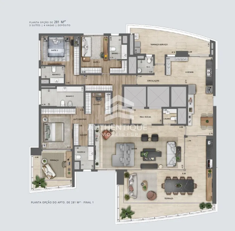 Cobertura, 4 quartos, 554 m² - Foto 50