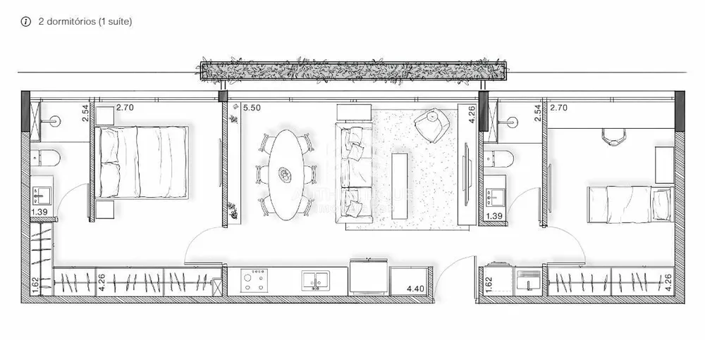 Cobertura, 2 quartos, 314 m² - Foto 10