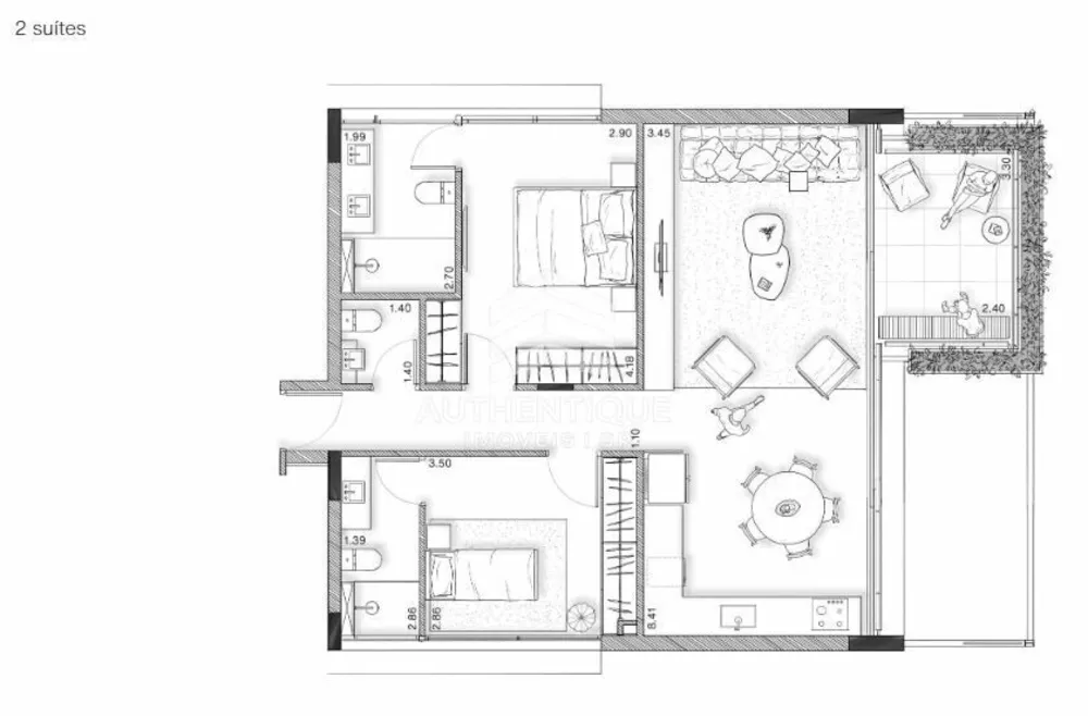Cobertura, 2 quartos, 314 m² - Foto 12