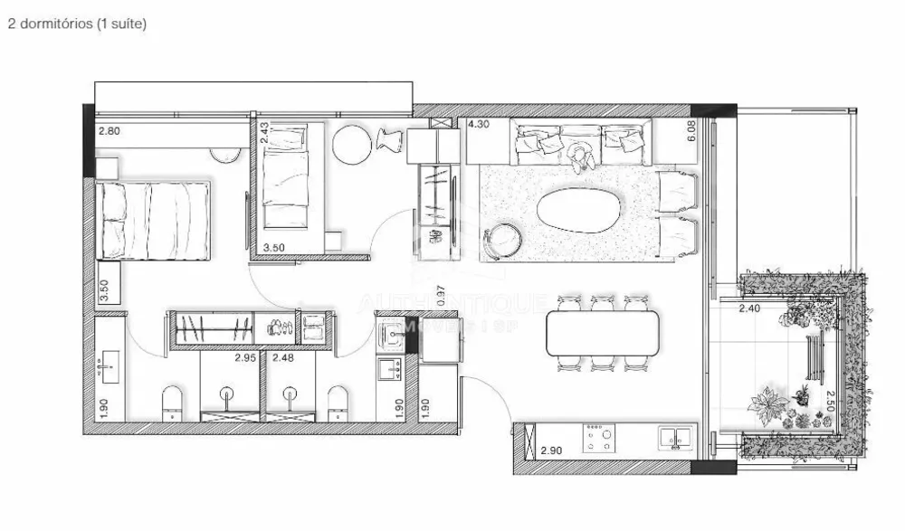 Cobertura, 2 quartos, 314 m² - Foto 11