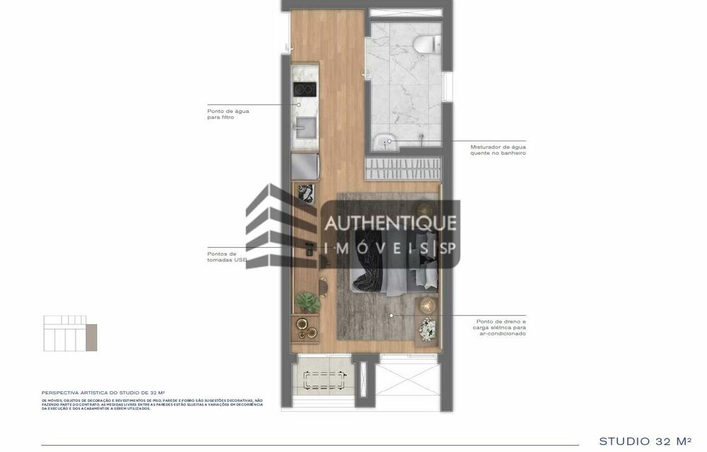 Apartamento, 1 quarto, 31 m² - Foto 15