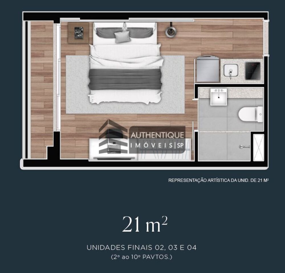 Apartamento, 1 quarto, 21 m² - Foto 17