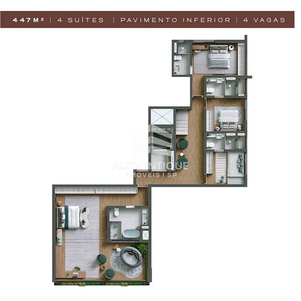 Cobertura, 4 quartos, 445 m² - Foto 2