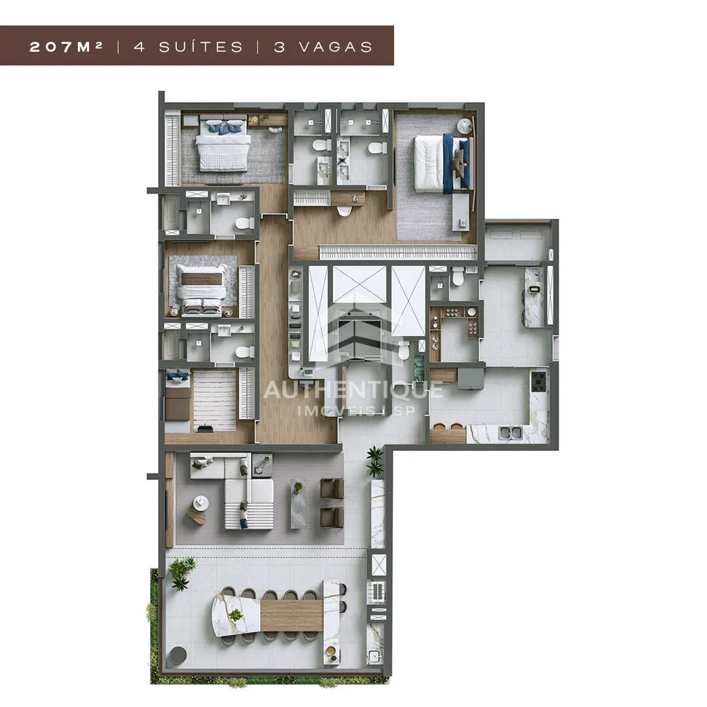 Cobertura, 4 quartos, 445 m² - Foto 7