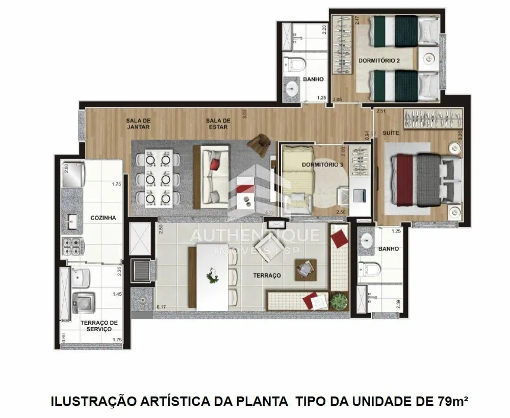 Apartamento, 2 quartos, 78 m² - Foto 16