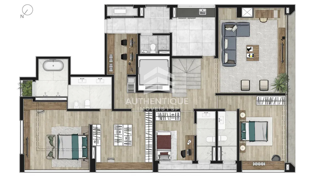 Apartamento, 2 quartos, 137 m² - Foto 5