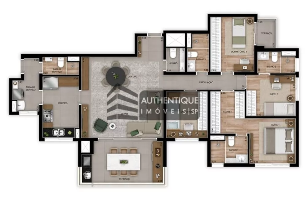 Apartamento à venda com 4 quartos, 132m² - Foto 5