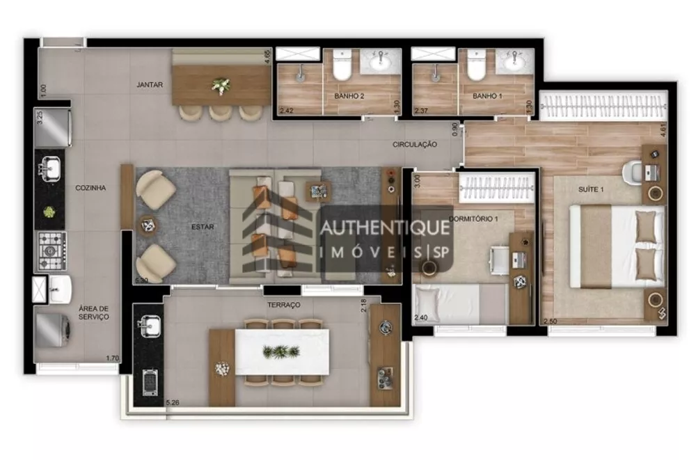 Apartamento à venda com 4 quartos, 132m² - Foto 6