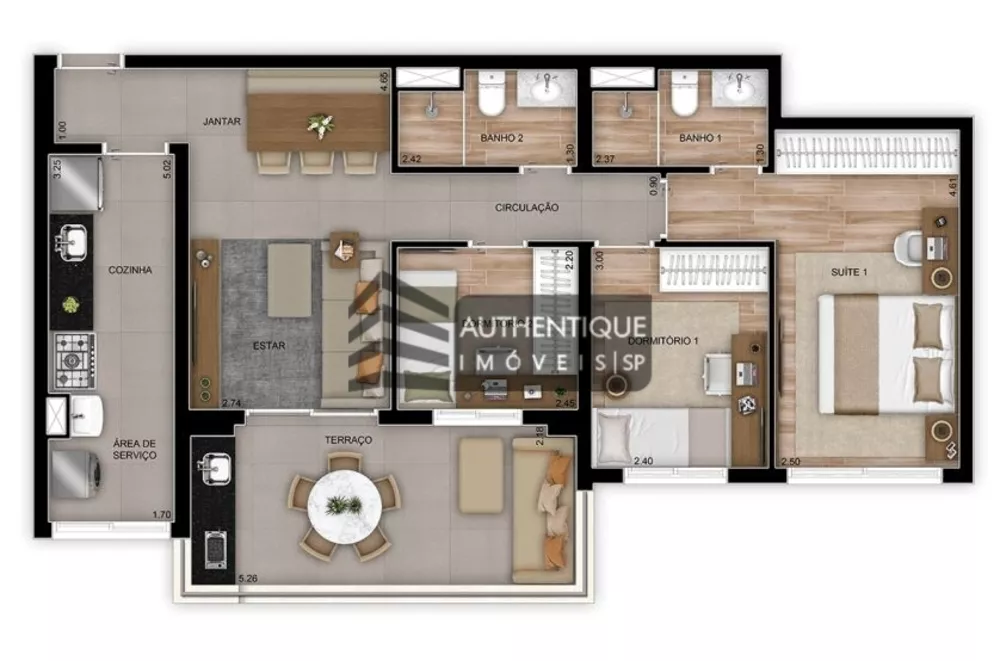 Apartamento à venda com 4 quartos, 132m² - Foto 7