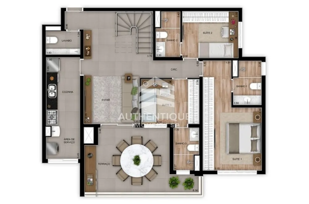 Apartamento, 4 quartos, 132 m² - Foto 16