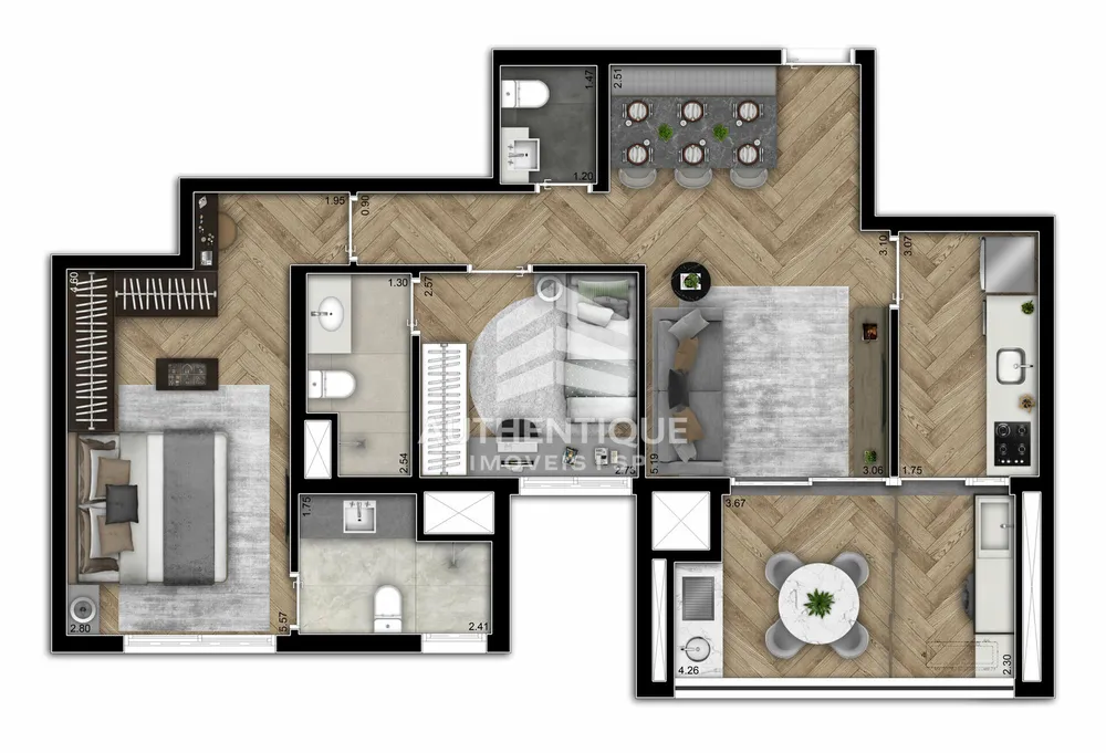 Apartamento, 2 quartos, 79 m² - Foto 8