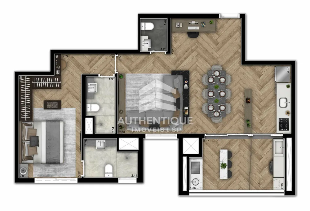 Apartamento, 2 quartos, 79 m² - Foto 10