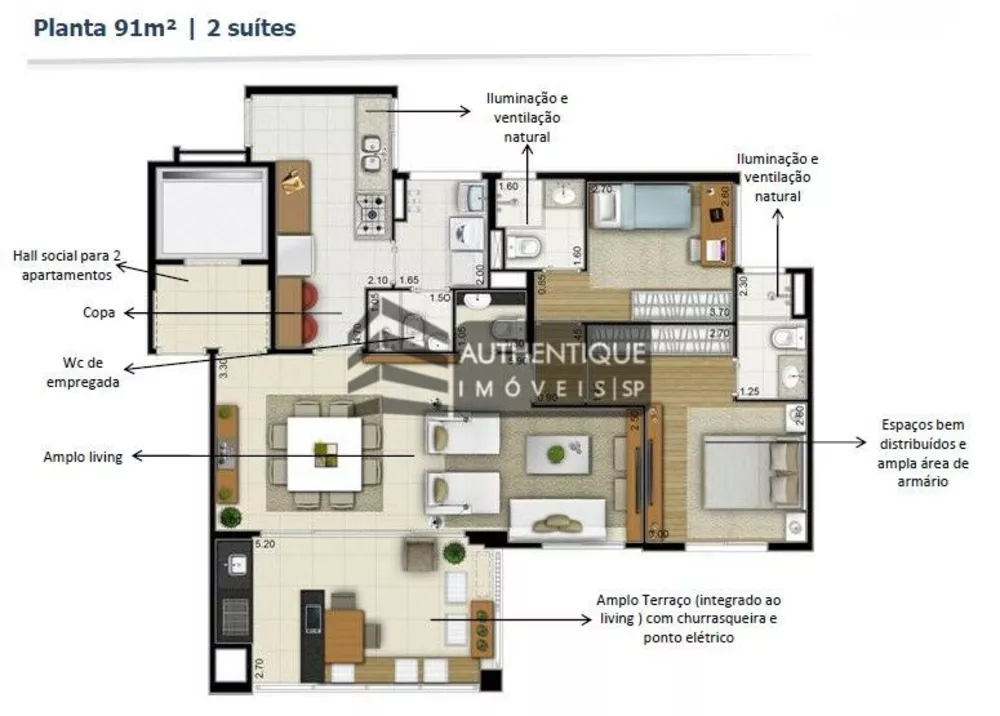 Apartamento, 2 quartos, 118 m² - Foto 5