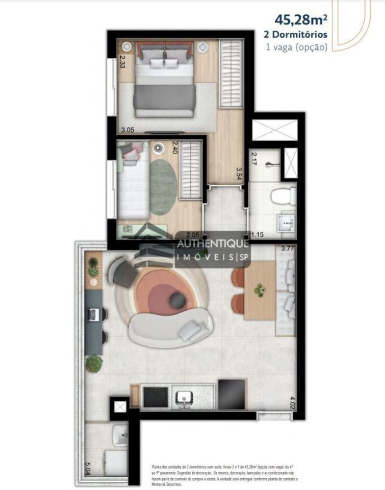 Apartamento, 2 quartos, 51 m² - Foto 18