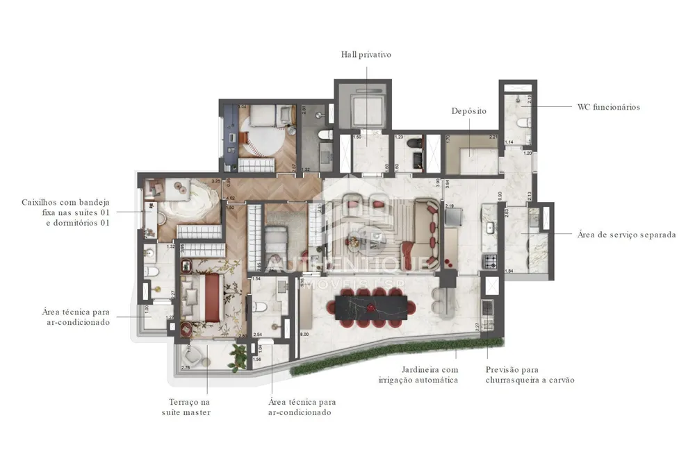 Cobertura, 4 quartos, 521 m² - Foto 7