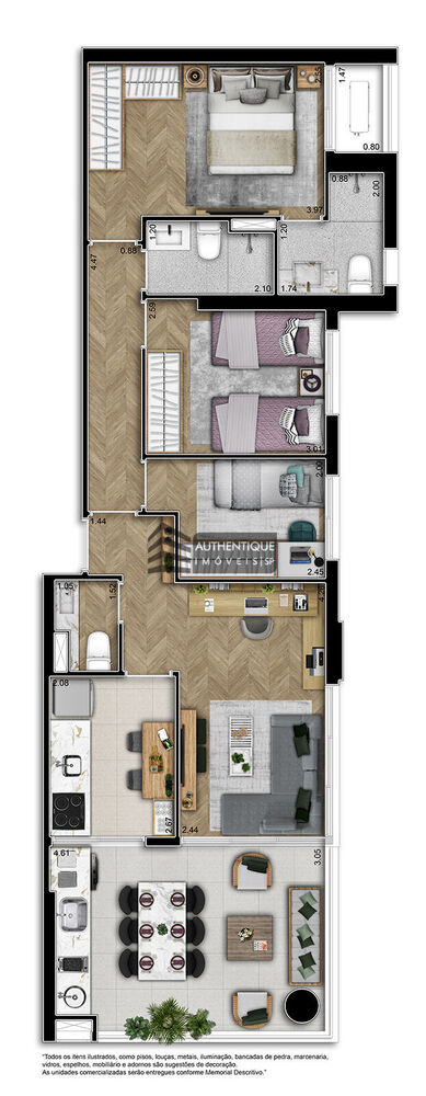 Apartamento, 2 quartos, 79 m² - Foto 16