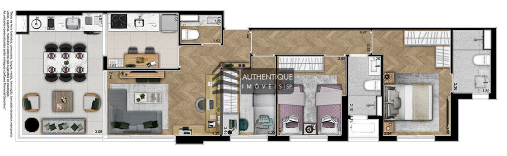 Apartamento, 2 quartos, 79 m² - Foto 17