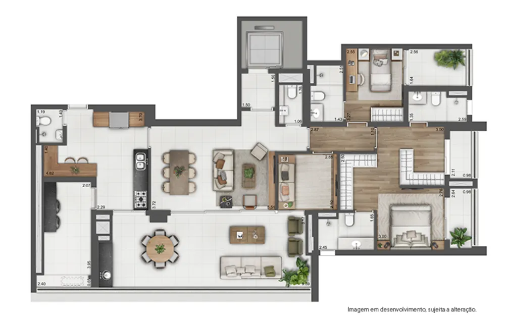 Apartamento, 4 quartos, 202 m² - Foto 10