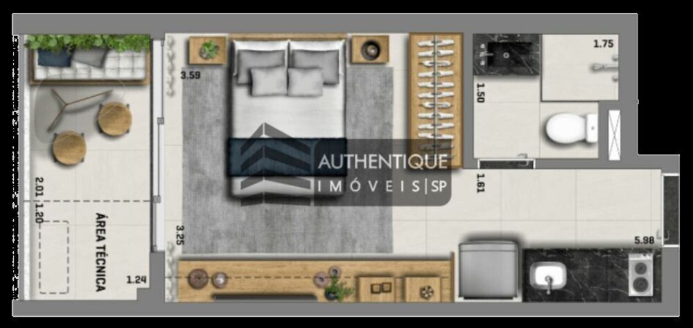 Apartamento, 1 quarto, 26 m² - Foto 31