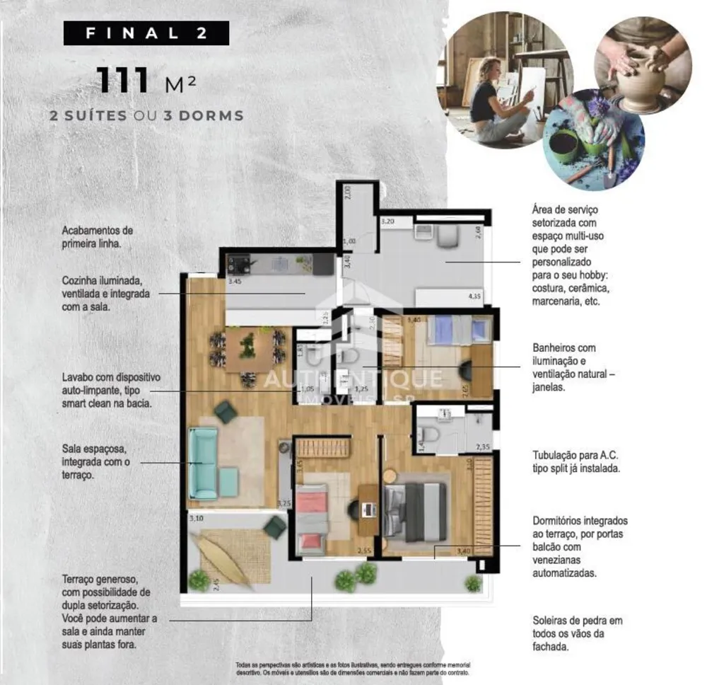 Apartamento, 3 quartos, 111 m² - Foto 5