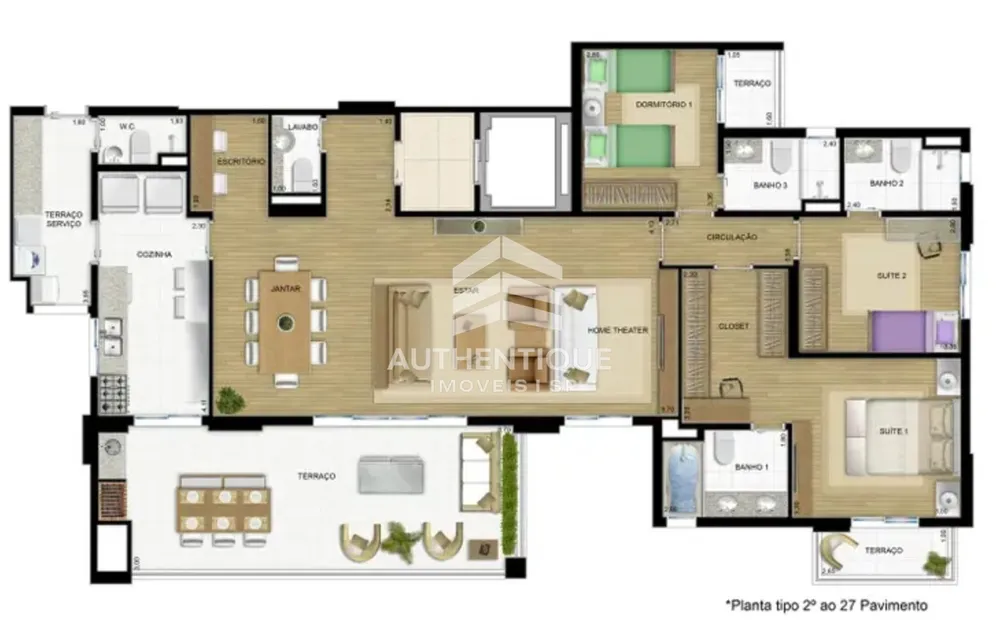 Apartamento, 3 quartos, 171 m² - Foto 11