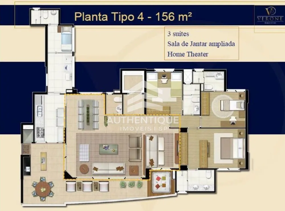 Apartamento, 3 quartos, 156 m² - Foto 10