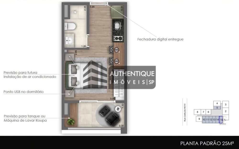 Apartamento, 1 quarto, 46 m² - Foto 31