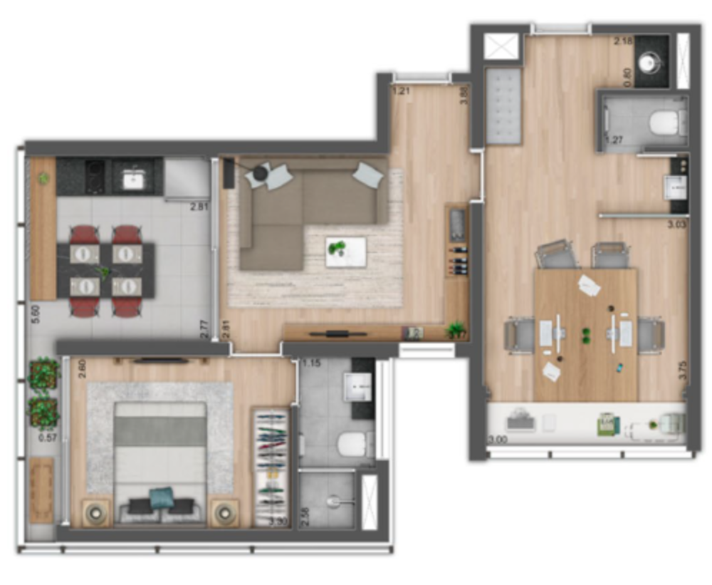 Apartamento, 1 quarto, 20 m² - Foto 31