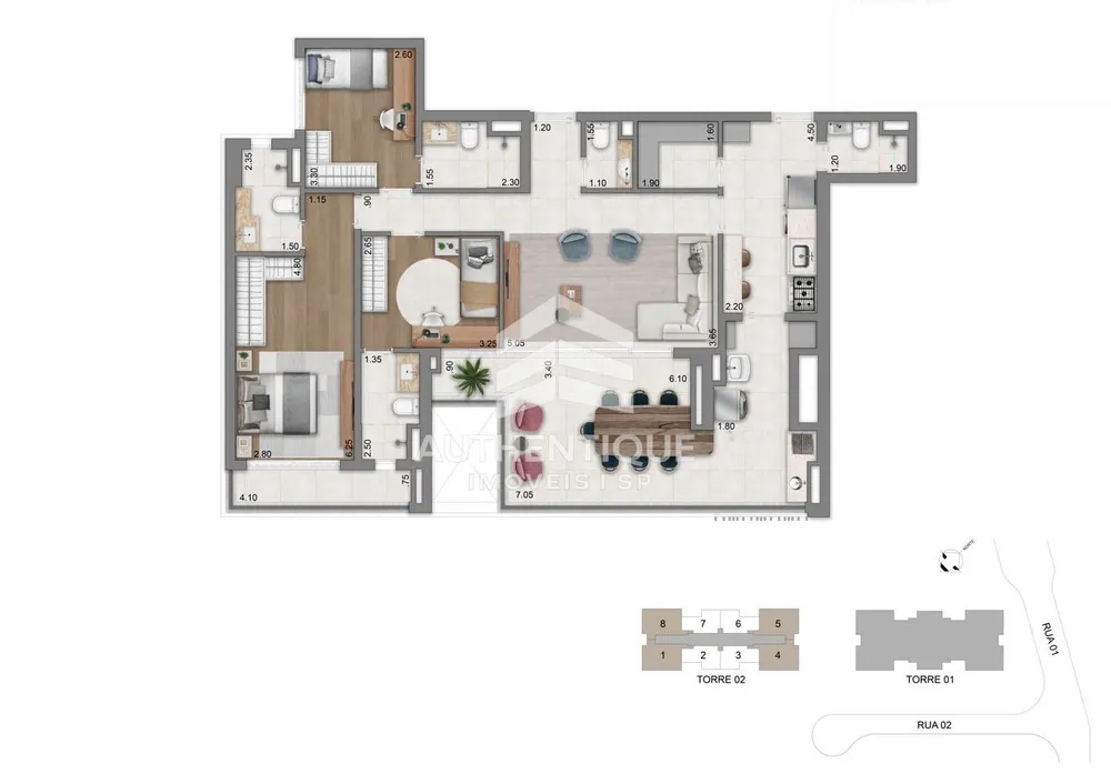 Apartamento, 3 quartos, 123 m² - Foto 12